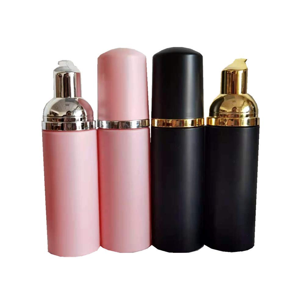 10 Pcs Black Foaming Soap Dispenser Mini Empty Foaming Liquid Soap Pump Bottles 60ml