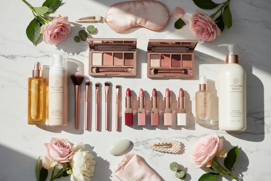 Glow & Grooming Secrets: Makeup Sets, Styling Products & Body Care