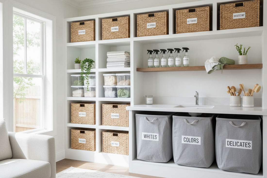 Organized Living Made Easy: Storage & Organization, Laundry Storage & Organization, and Cleaning Tools