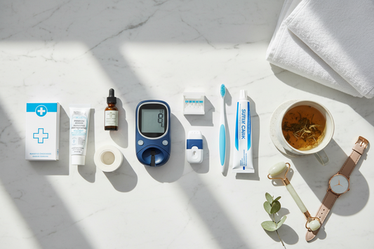 Diabetic-Friendly Self-Care: Diabetes Care, Toothpaste & First Aid Essentials