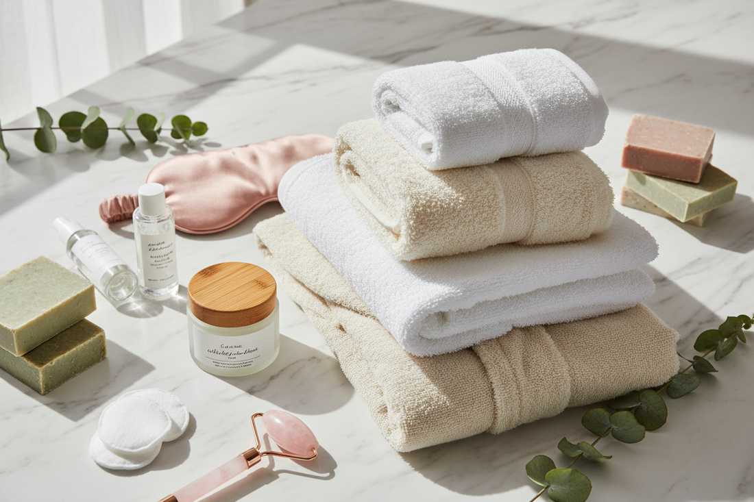 The Glow Care Routine — Bath Linen Sets, Skin Hygiene, and Beauty Sleep Essentials