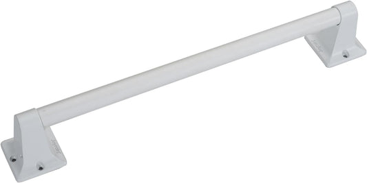 Joyrain Stainless Steel Bathroom Grab Bar for Elderly - Safety Rail & Towel Rack Dual Function, 9/16/24 Inch Anti-Slip Handle for Shower/Toilet/Tub (White, 24 inch)