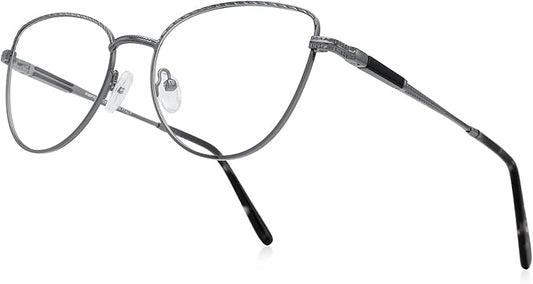 RB. Pilot Retro Cateye Reading Glasses for Women Blue Light Blocking Computer Glasses Spring Hinge Readers