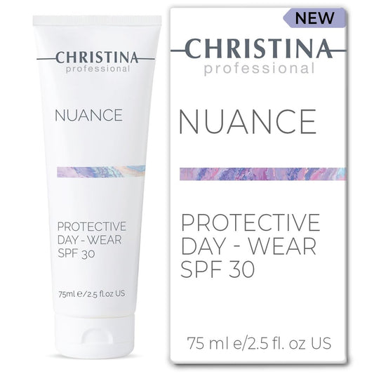 -CHRISTINA- Protective Day Cream SPF 30 - Hydrating Face Moisturizer - Anti-Pollution & Skin Barrier Support - Hyaluronic Acid & Peptides - Daily Skincare for Women - Lightweight Sunscreen - 75 ml