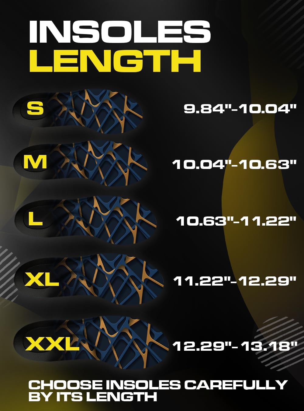 (New) Work Orthotic Insoles - Anti Fatigue Medium Arch Support Shoe Insert Men Women - for Plantar Fasciitis Flat Feet Leg - Relieve Foot Pain - Work Boot Insoles Standing All Day (L, Blue Lines)