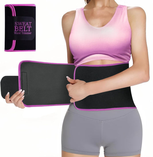 LKV Sweat Waist Trainer for Women Belly Fat Neoprene Waist Trimmer for Women Workout