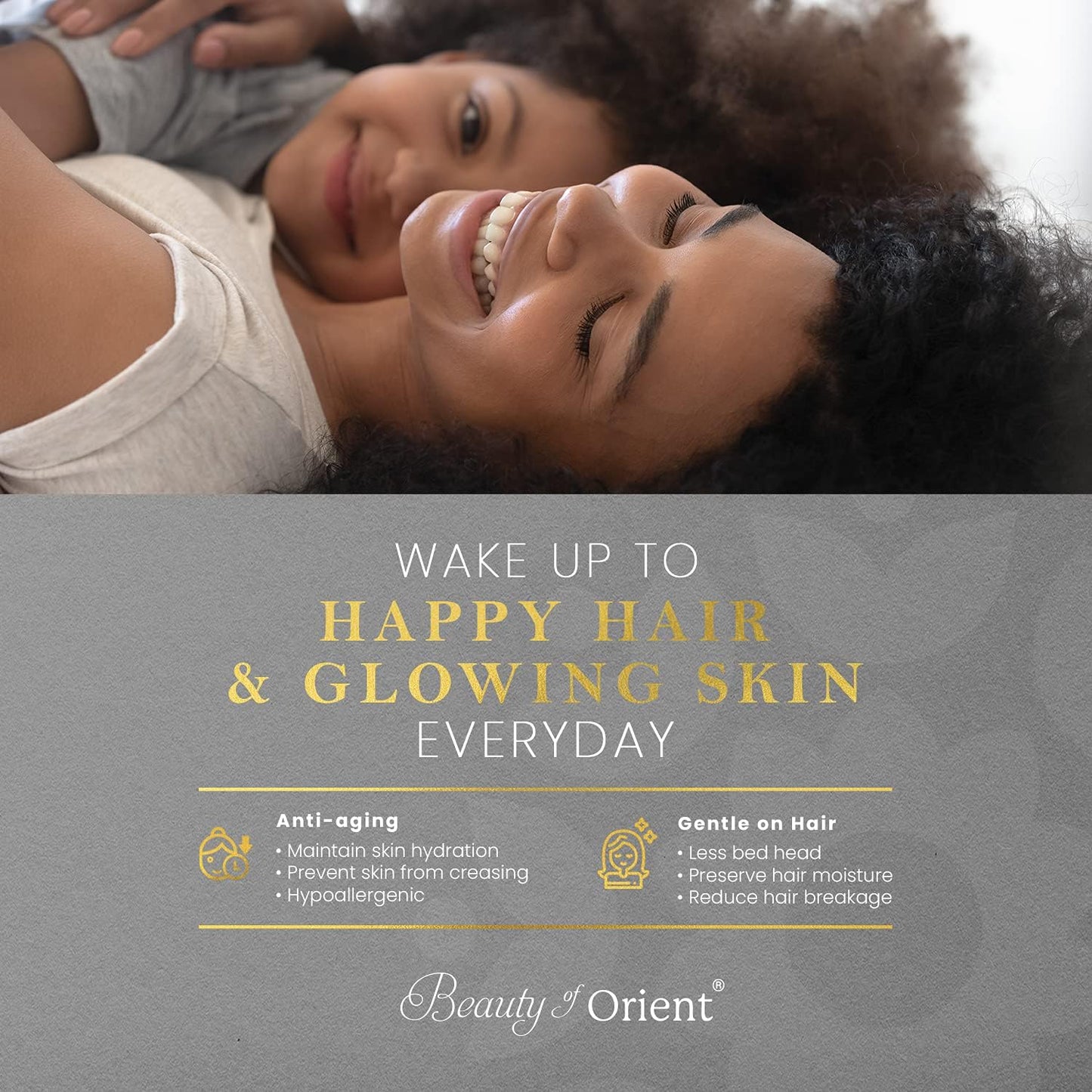 100% Pure Mulberry Silk Pillowcase for Hair and Skin, 19 Momme, Vanilla Ice, King - 20" x 36"