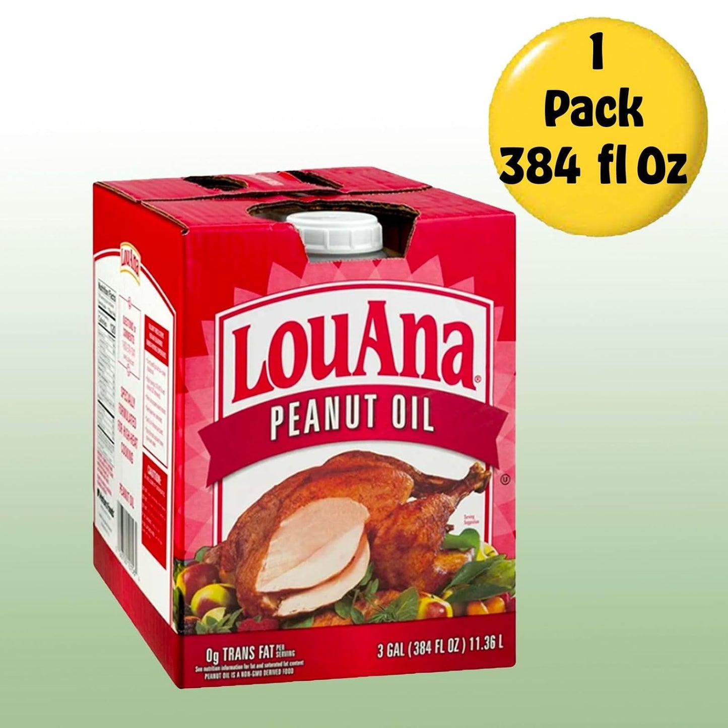 100% Pure Peanut Oil, 3 Gallons, 1 Pack