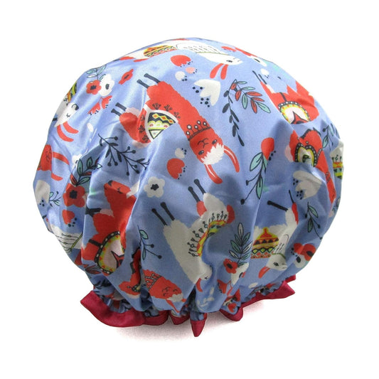 1 Pcs Waterproof Shower Cap for Women,Hair Treatment Bath Cap for Girls Spa Home Use,Travel and Hair Salon …