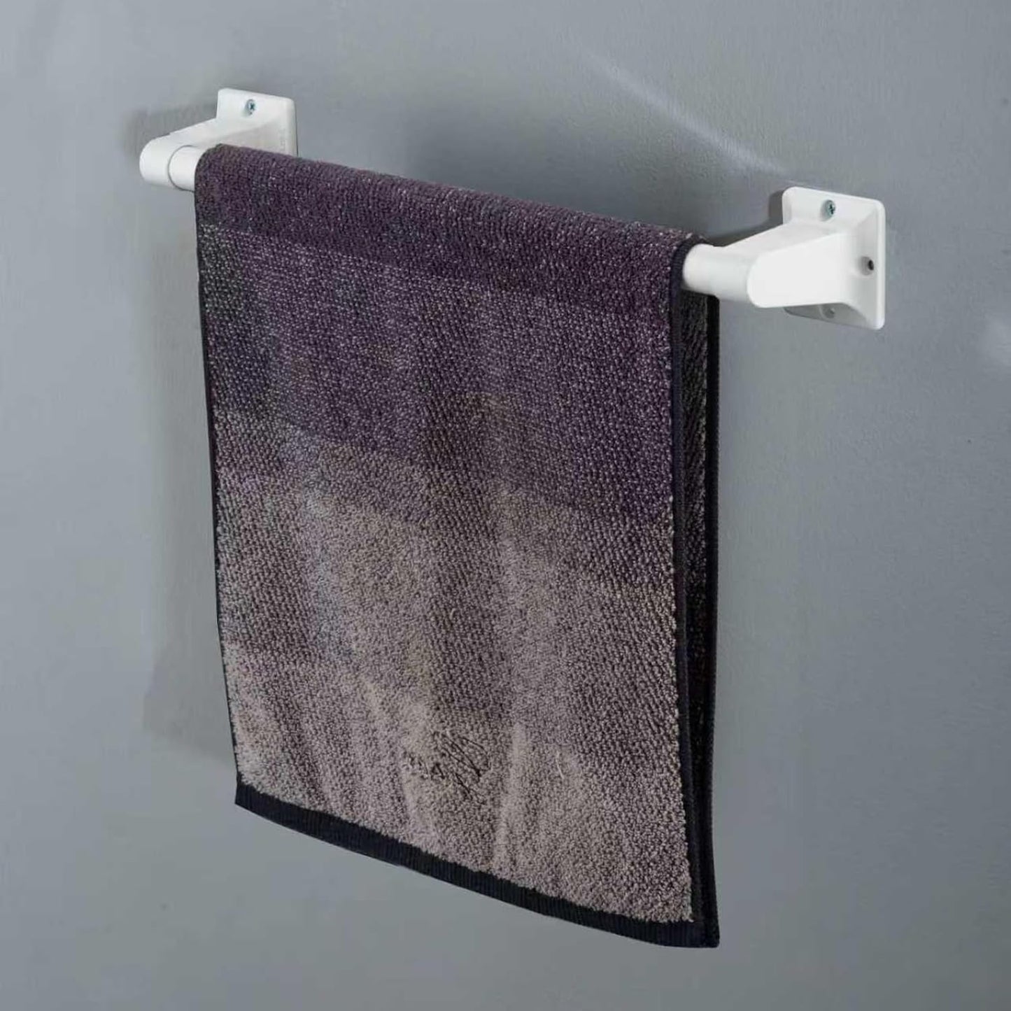 Joyrain Stainless Steel Bathroom Grab Bar for Elderly - Safety Rail & Towel Rack Dual Function, 9/16/24 Inch Anti-Slip Handle for Shower/Toilet/Tub (White, 24 inch)