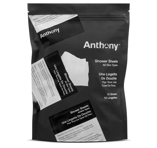 Anthony Body Wipes for Adults Bathing, Post Workout, & A Must Have Camping Personal Care Product – Travel Shower Wipes No Rinse Body Wash – Disposable Wash Cloth Towelettes 12 9”x12.5”
