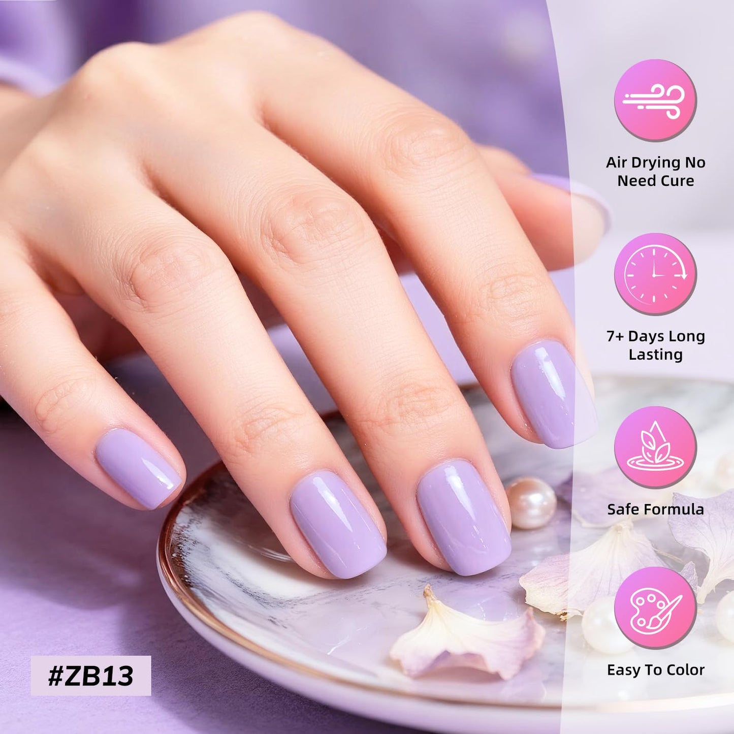 10ml Nail Polish Set 6 Colors Green Color Rose Red Light Pink Yellow All Seasons Neutral Color Quick Dry Nail Polish Set for Women Salon DIY Nail Art