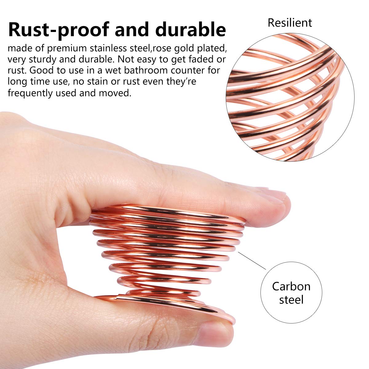 1 Pc Beauty Sponge Blender Holders Makeup Sponge Drying Stand Beauty Sponge Holder Storage Rack Egg Powder Puff Display Stand Sponge Storage, Rose Gold