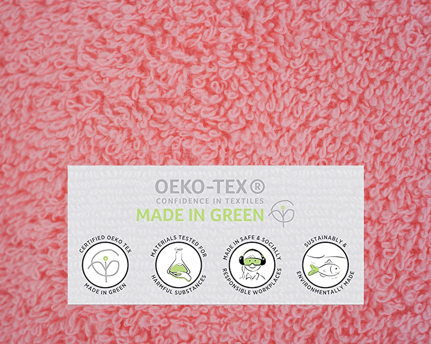 100% Cotton Luxury Bath Sheets - Pack of 2 (35" x 70") | Super Soft, Quick-Dry & Highly Absorbent Towels for Bathroom, Home, Spa & Gym (Pink)