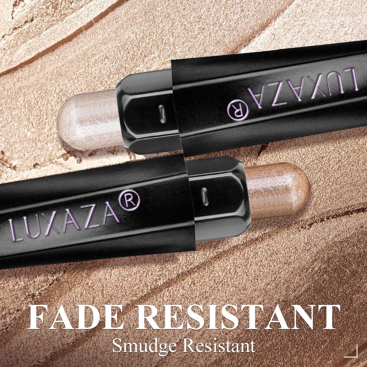 10PCS Eyeshadow Stick,Shimmer And Matte Brown Metallic Cream Eyeshadow Pencil Crayon with Smudge-proof & Waterproof, Eye Brightener Stick, Ideal Gift for Women - C2 Stellar Pink Quartz