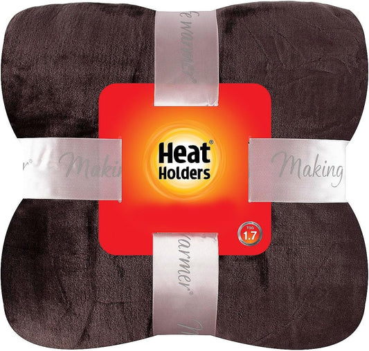 HEAT HOLDERS Personal-Sized Throw Hot Chocolate / 50" X 70"